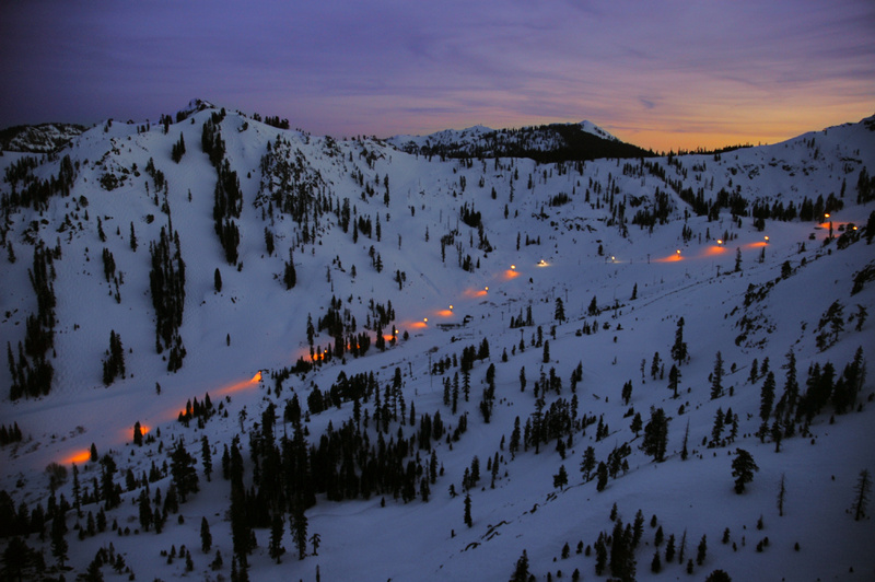 Nighttime at Squaw Valley